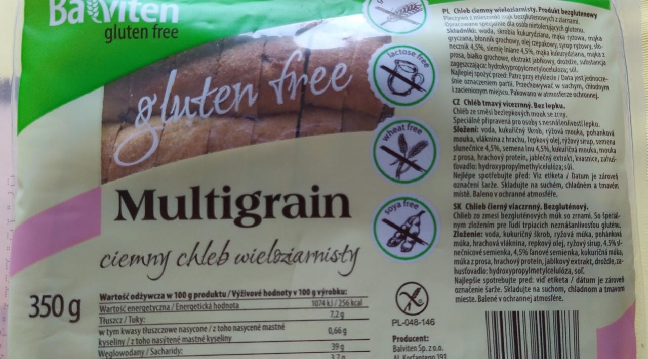 Fotografie - Multigrain ciemny chleb wieloziarnisty gluten free Balviten