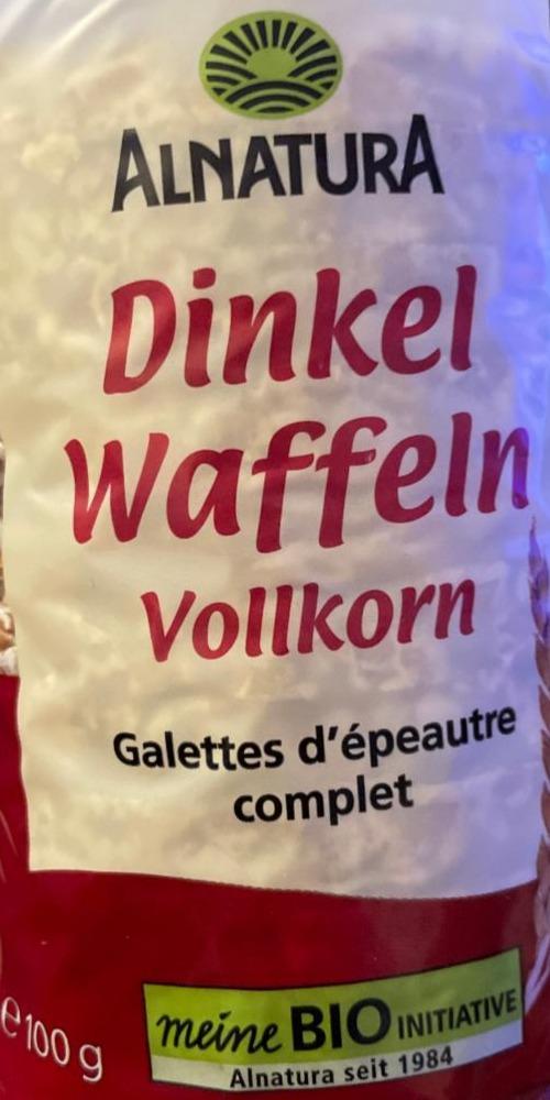 Fotografie - Dinkel Waffeln Vollkorn Alnatura