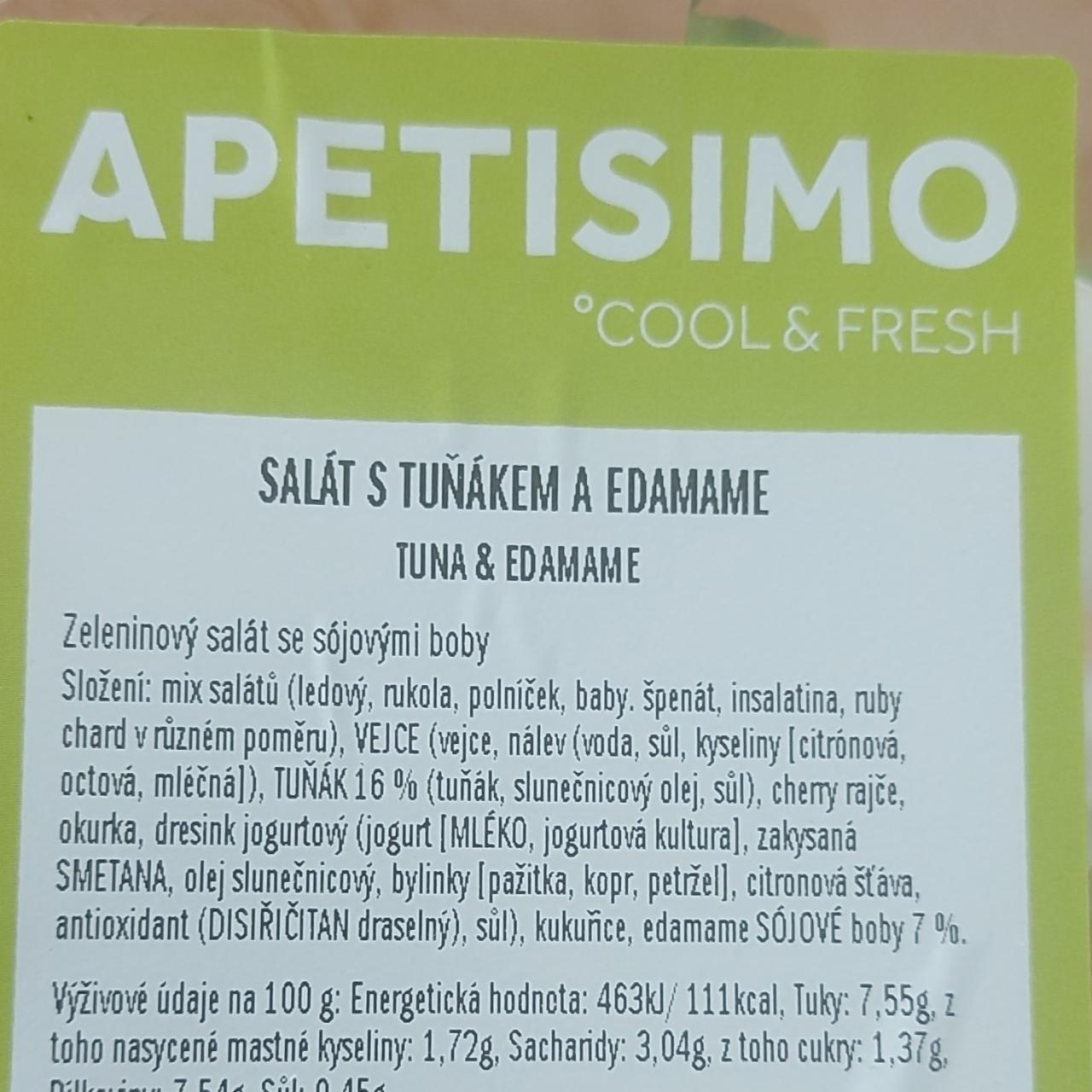 Fotografie - Salát s tuňákem a edamame Apetisimo