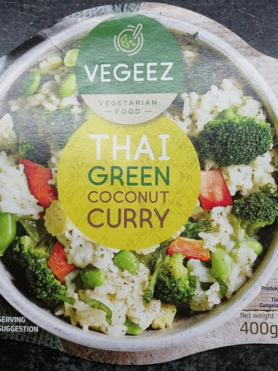 Fotografie - Thai Green Coconut Curry Vegeez