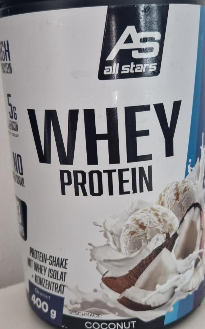 Fotografie - Whey protein coconut All Stars