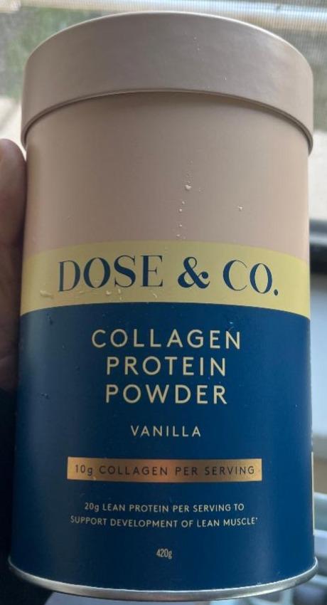 Fotografie - Collagen protein powder vanilla Dose & Co.