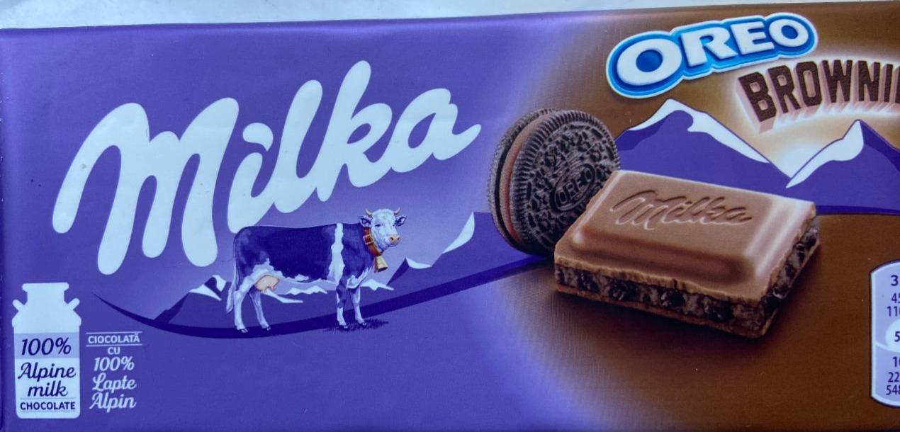 Fotografie - Milk chocolate Oreo Brownie Milka