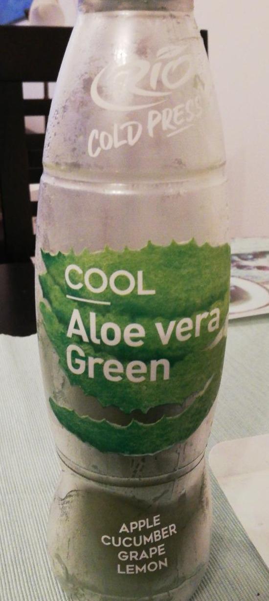 Fotografie - COOL Aloe Vera Green (jablko,okurka,hrozny, citrón) Rio Cold Press