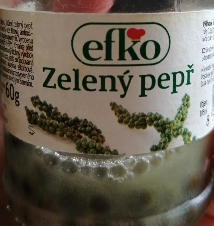 Fotografie - Zelený pepř Efko