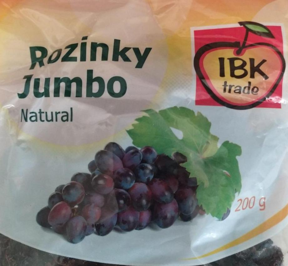 Fotografie - Rozinky Jumbo Natural IBK frade