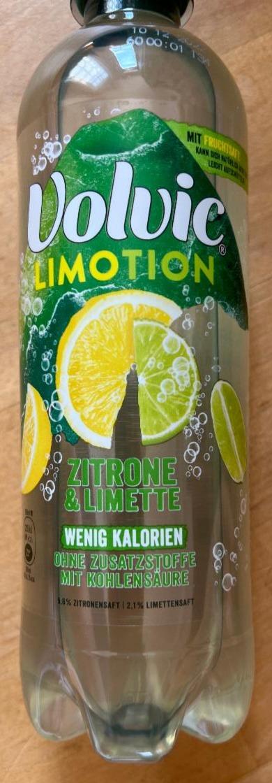 Fotografie - Limotion Zitrone & Limette Volvic