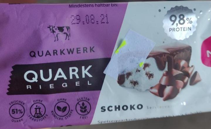 Fotografie - Quarkriegel Riegel Schoko Quarkwer