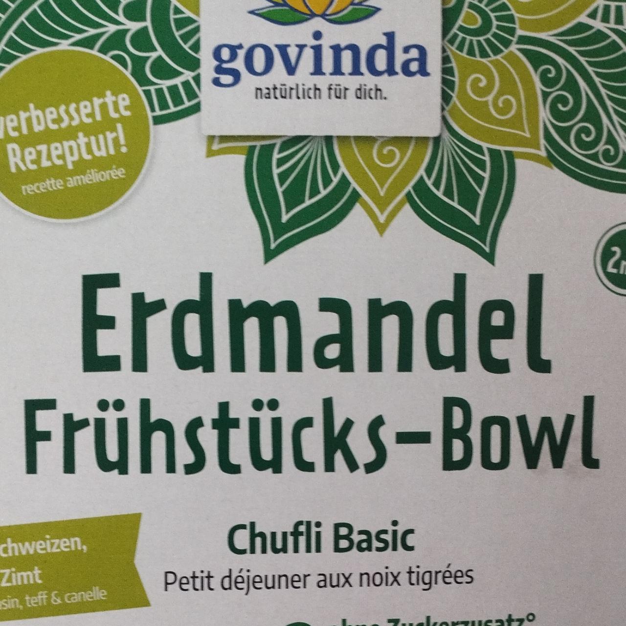 Fotografie - Chufli basic erdmandel frühstücks-bowl Govinda