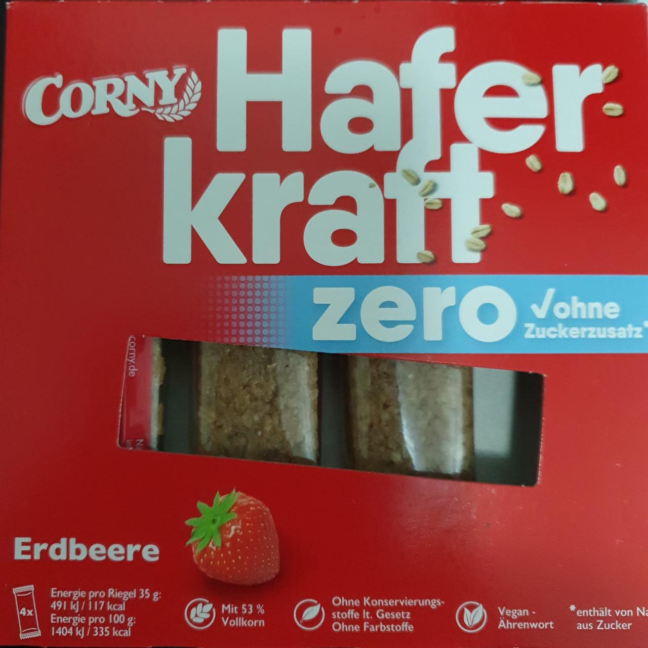 Fotografie - Haferkraft zero Erdbeere Corny