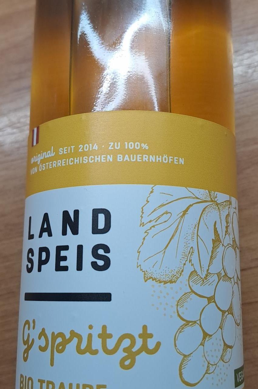 Fotografie - G´spritzt bio traube Land Speis