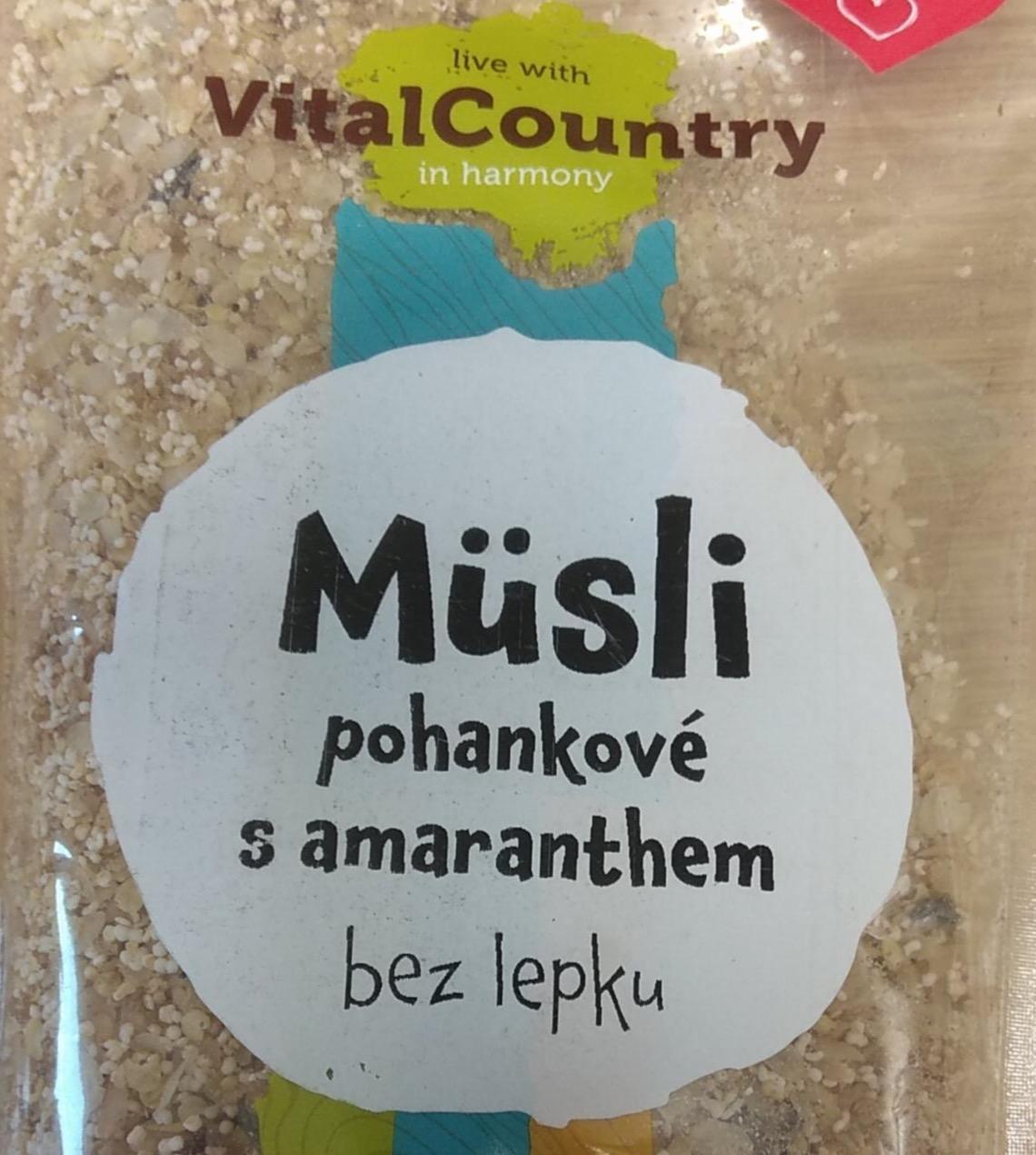 Fotografie - Müsli pohankové s Amaranthem bez lepku VitalCountry