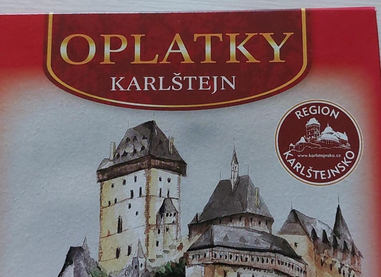 Fotografie - Oplatky Karlštejn čokoládové