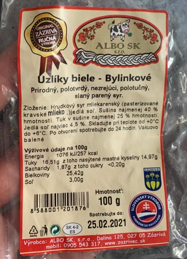 Fotografie - Uzlíky biele - bylinkové Albo SK