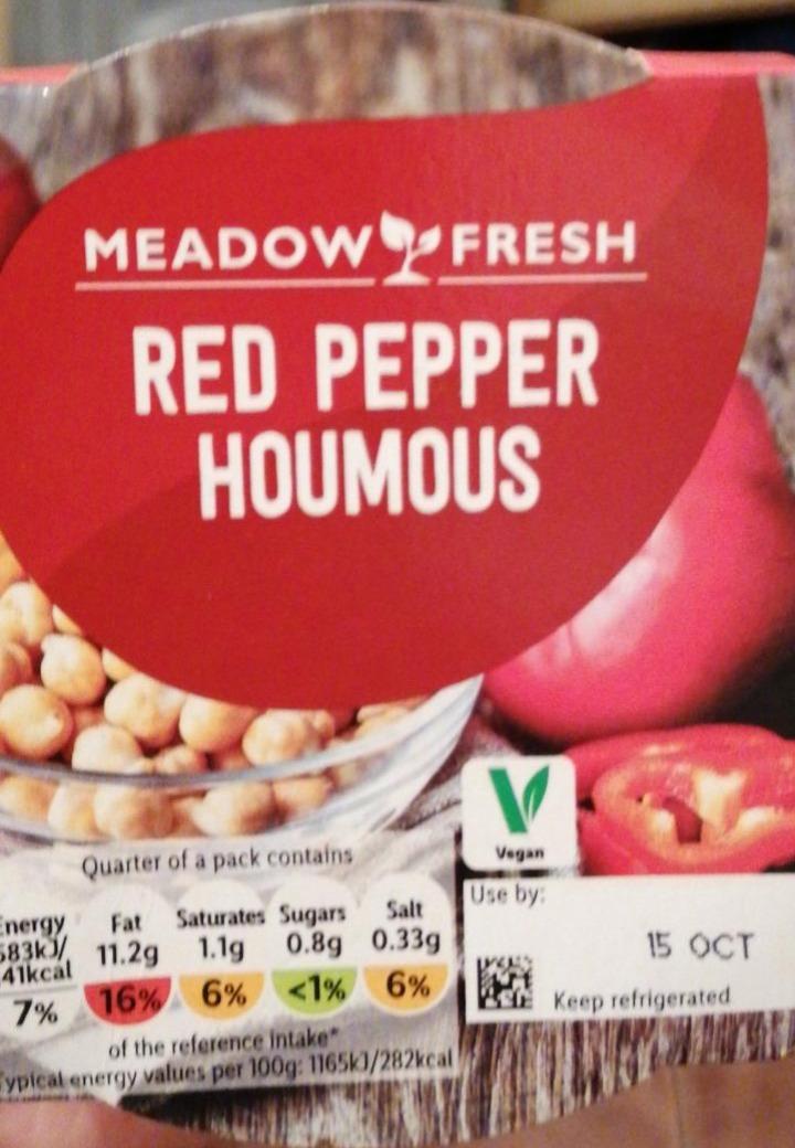 Fotografie - Red Pepper Houmous Meadow Fresh