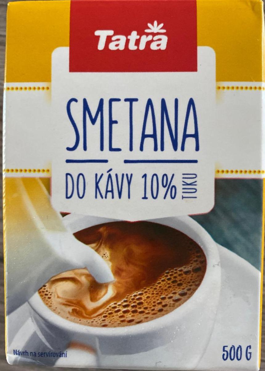 Fotografie - smetana do kávy 10% tuku Tatra Premium