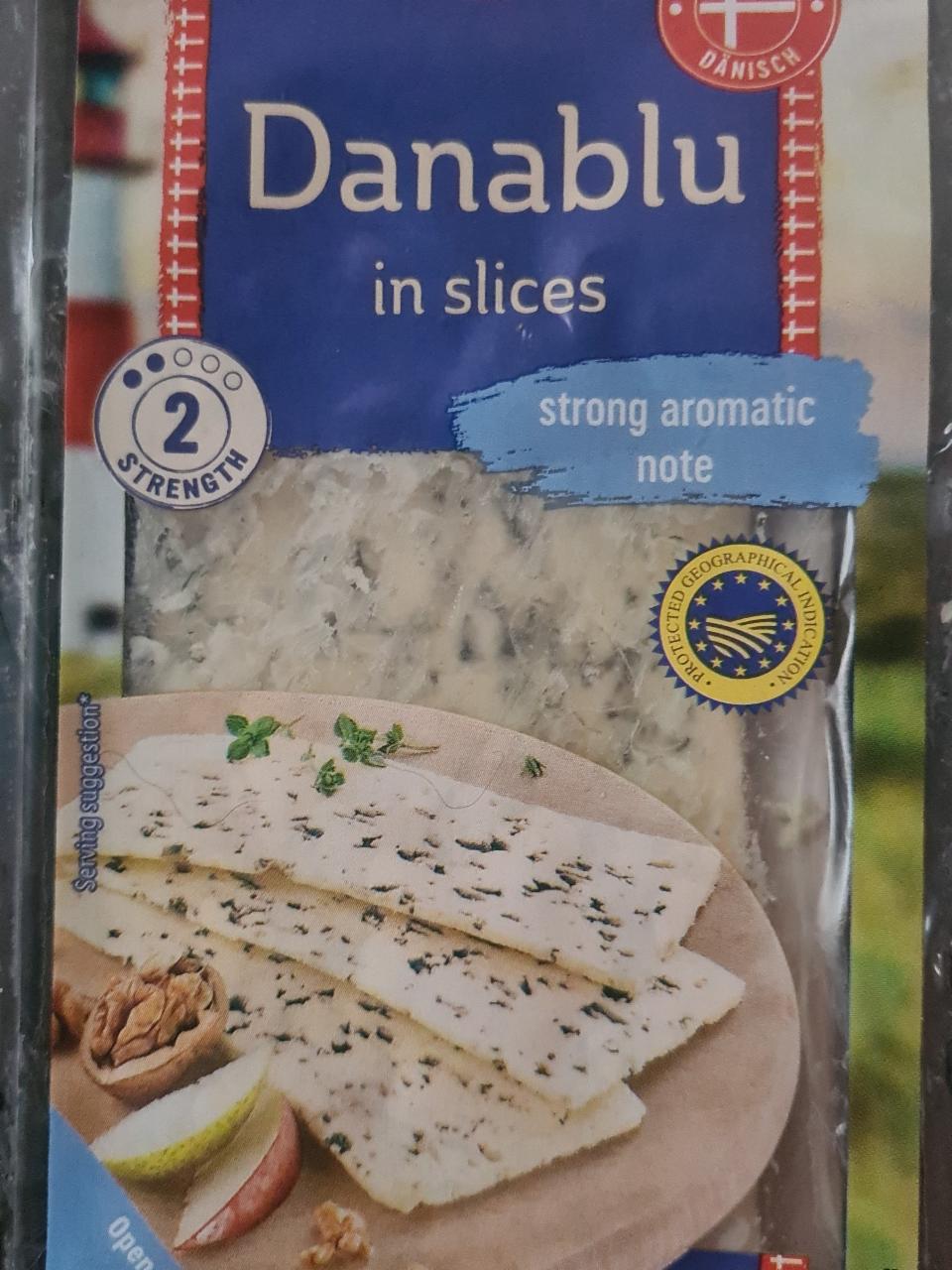 Fotografie - Danablu in slices Milbona