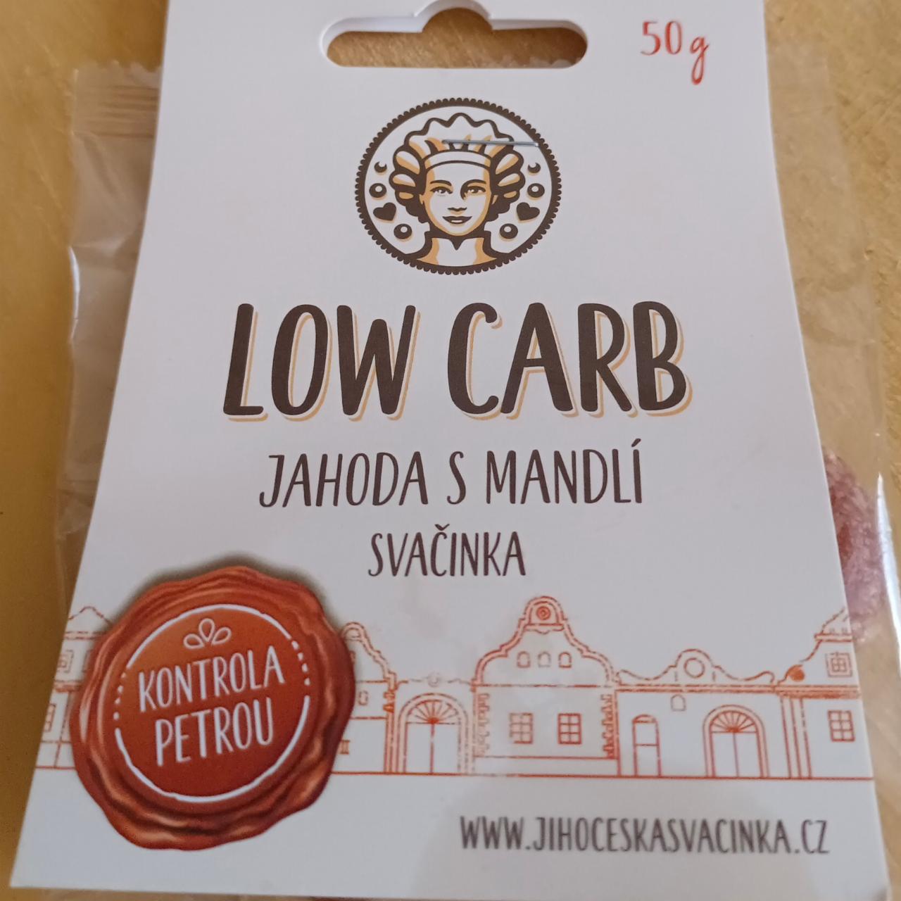 Fotografie - Low Carb Jahoda s mandlí svačinka Jihočeská svačinka