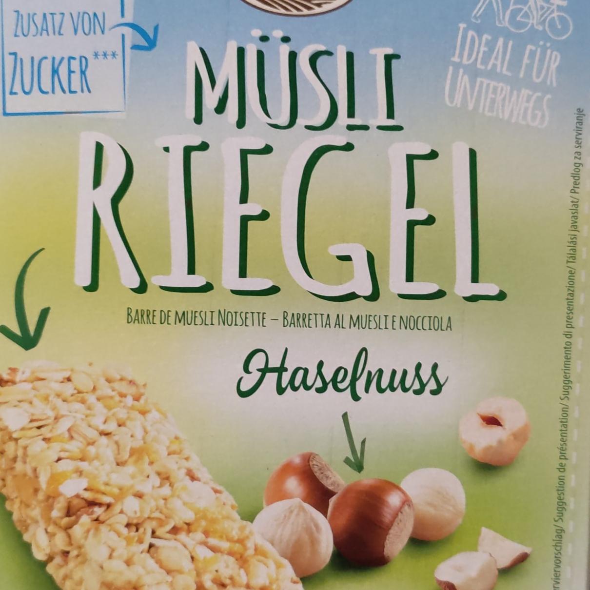 Fotografie - Müsli Riegel Haselnuss Happy Harvest