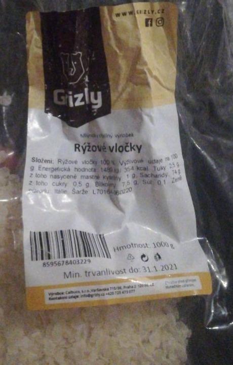 Fotografie - rýžové vločky Grizly