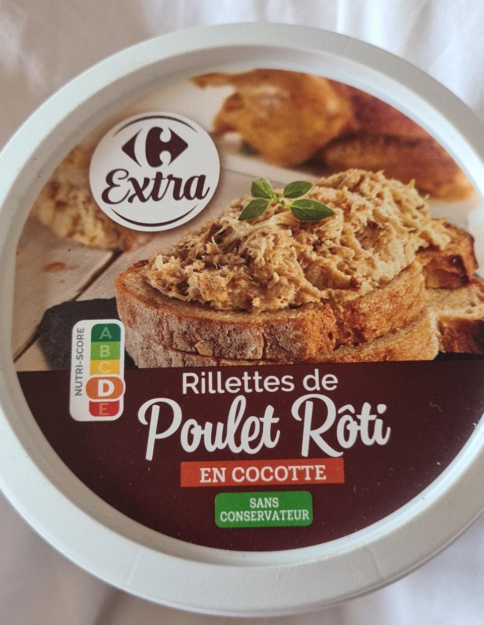 Fotografie - Rillettes de Poulet Rôti en cocotte Carrefour Extra