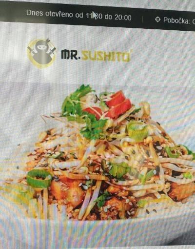 Fotografie - kuřecí teriyaki s rýží Mr. Sushito