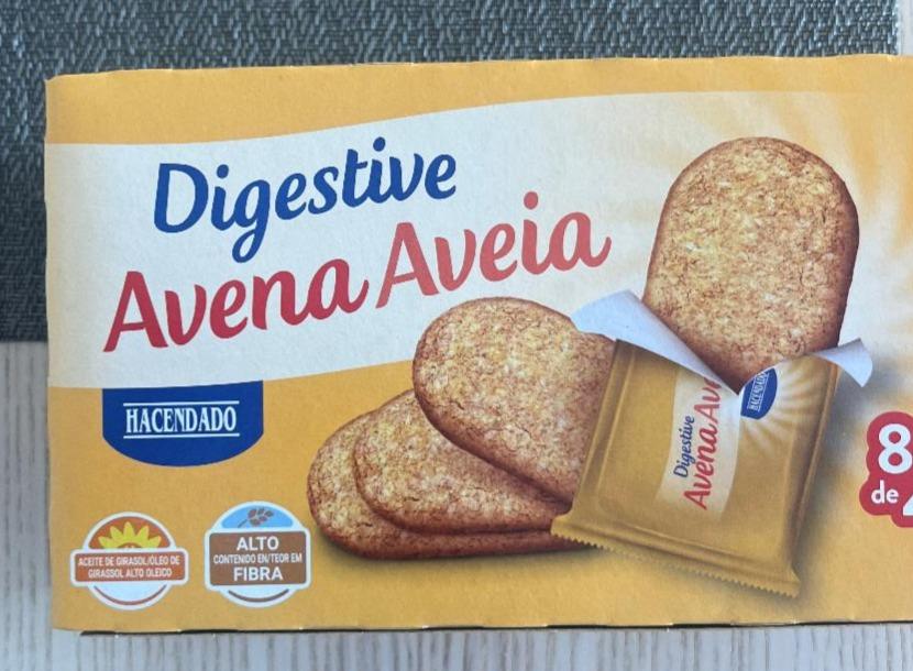 Fotografie - Digestive avena aveia Hacendado