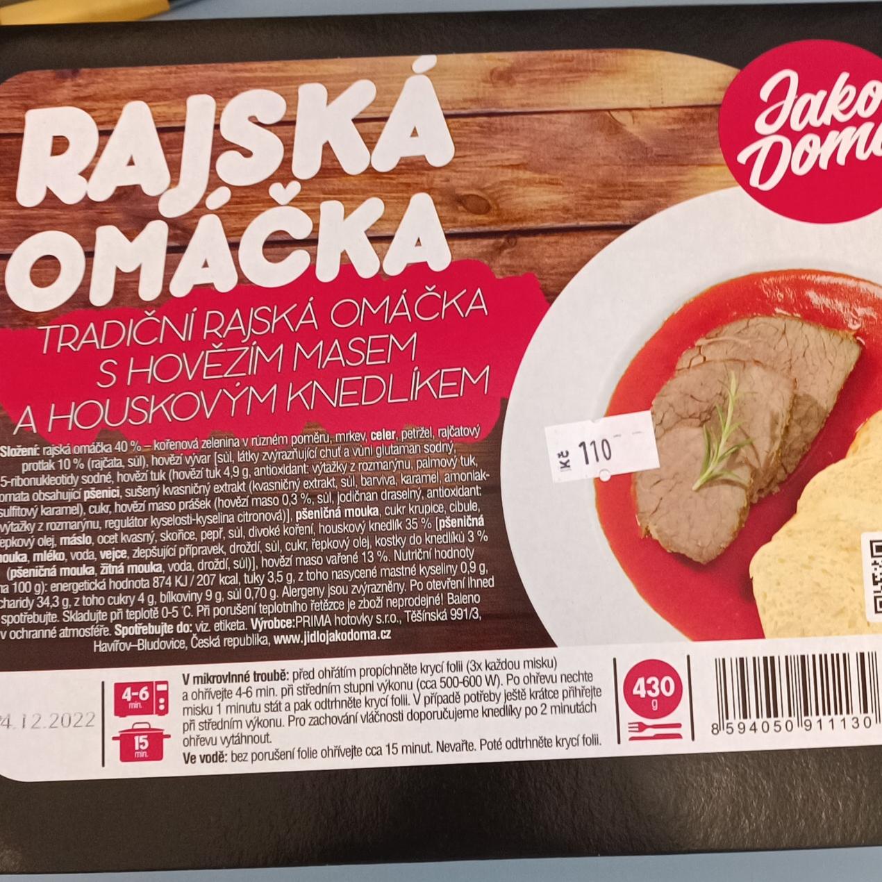 Fotografie - Rajská omáčka Jako doma