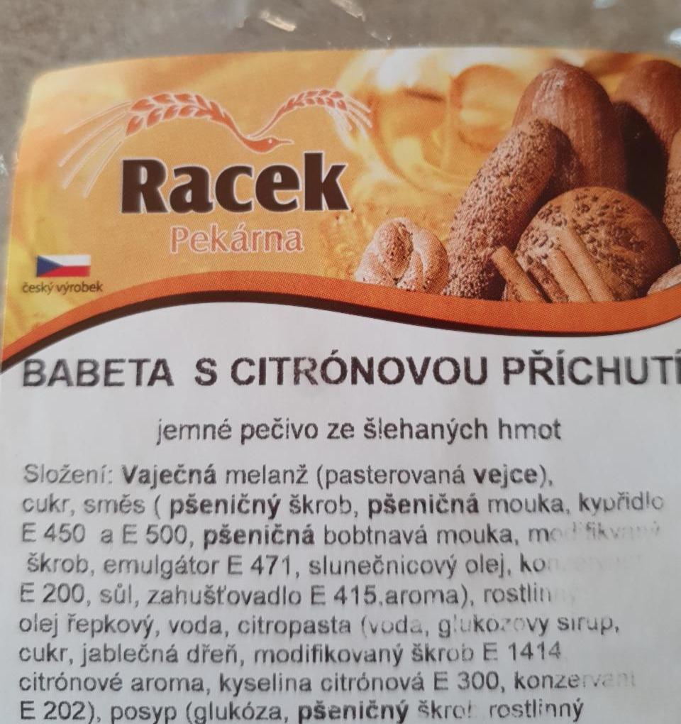 Fotografie - Babeta s citronovou příchutí Racek