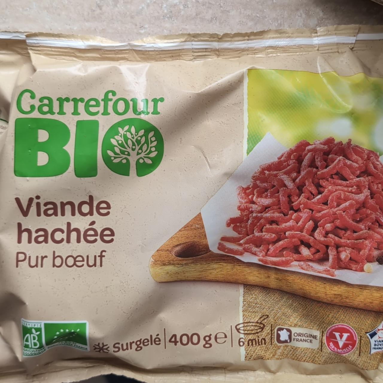 Fotografie - Viande hachée Carrefour Bio