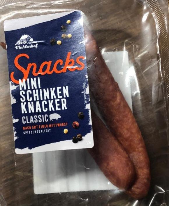 Fotografie - snack mini schinken knäcker