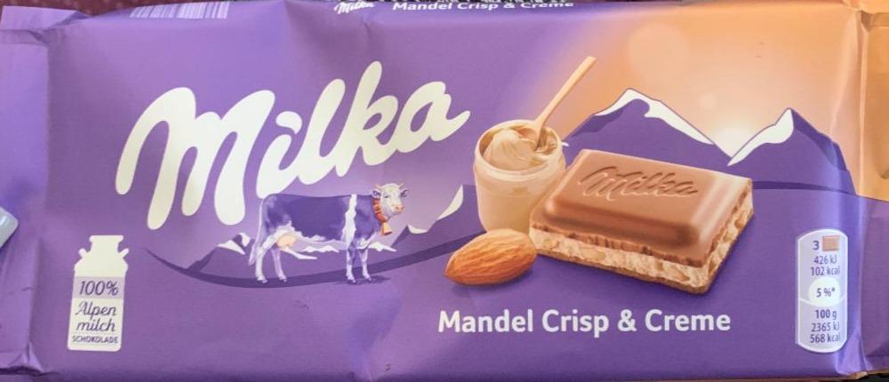 Fotografie - Mandel Crisp & Creme Milka