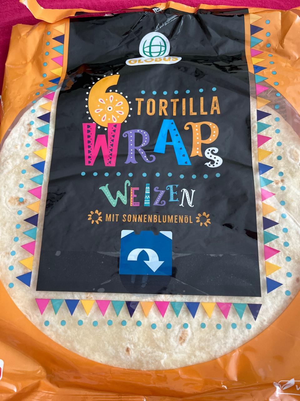 Fotografie - Tortila wraps weizen Globus