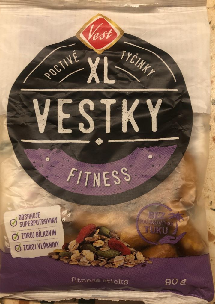 Fotografie - Vestky poctivé tyčinky XL Fitnes