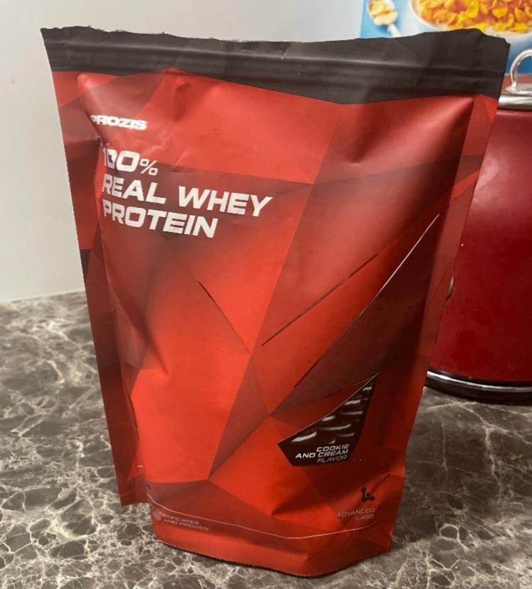 Fotografie - 100% Real Whey Protein Cookies & Cream Prozis