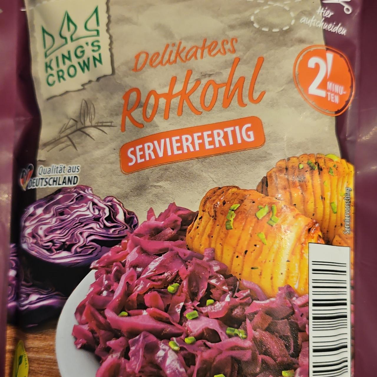 Fotografie - Delikatess Rotkohl King's Crown