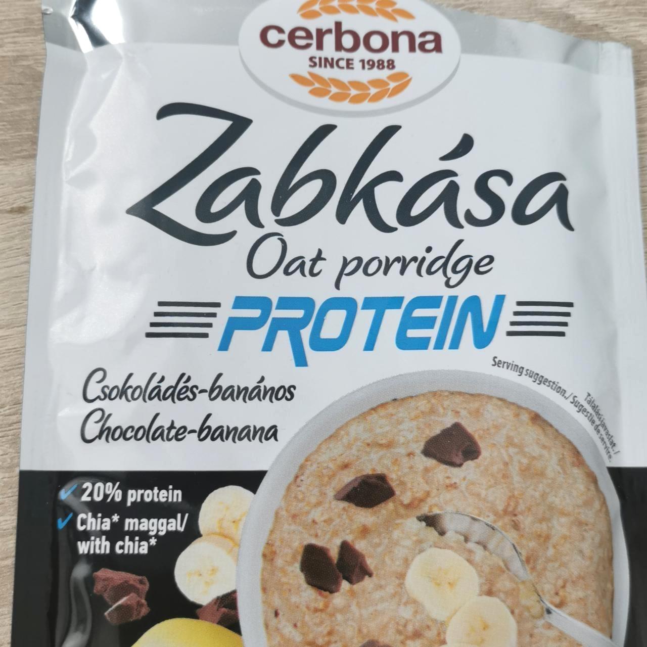 Fotografie - Zabkása Sport Protein csokoládés-banános Cerbona