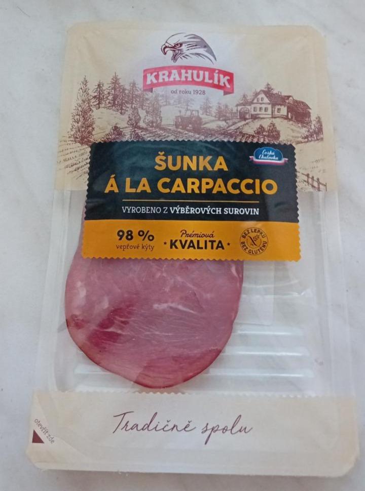 Fotografie - Šunka á la Carpaccio Krahulík