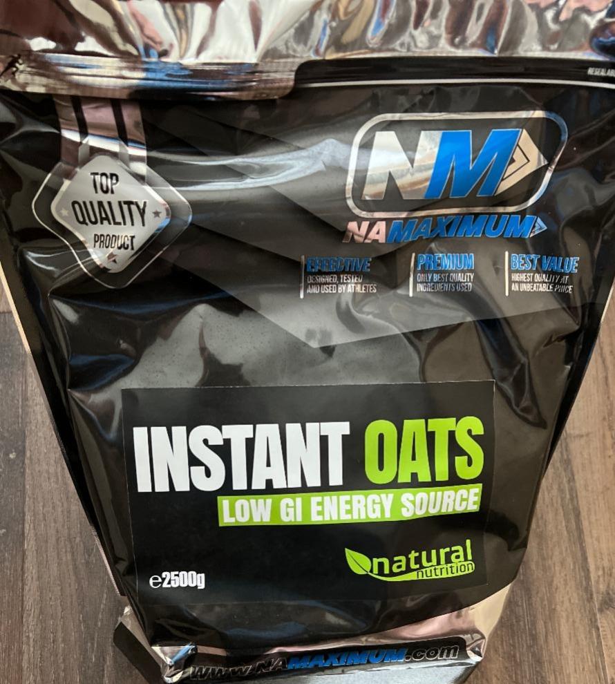 Fotografie - Instant oats instantní ovesné vločky Natural Nutrition