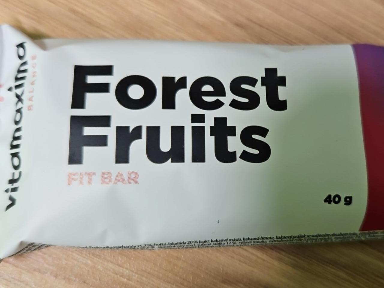 Fotografie - Forest fruits fit bar Vitamaxima