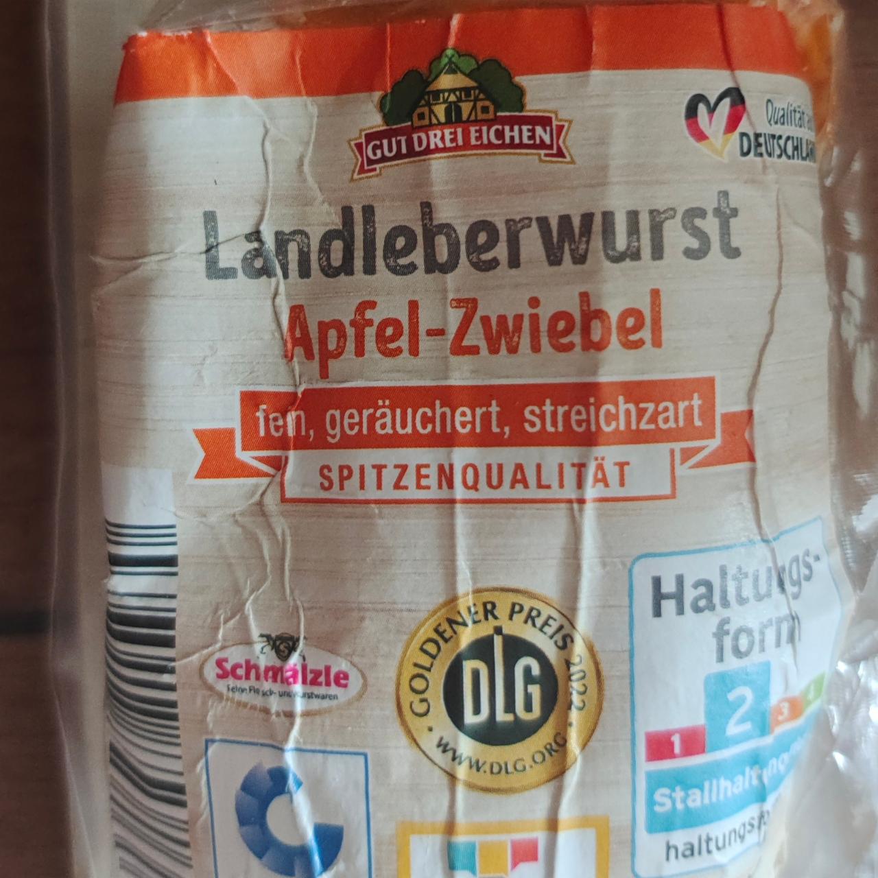 Fotografie - Landleberwurst Apfel-Zwiebel Gut drei Eichen