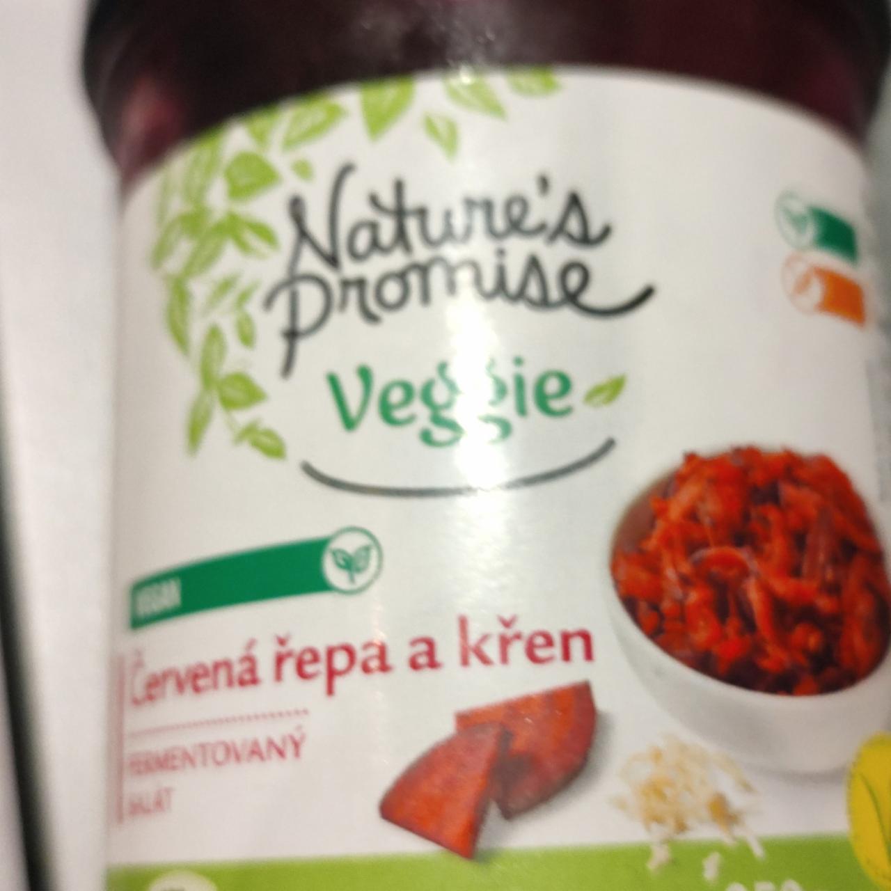 Fotografie - Veggie Červená řepa a křen fermentovaný salát Nature's Promise