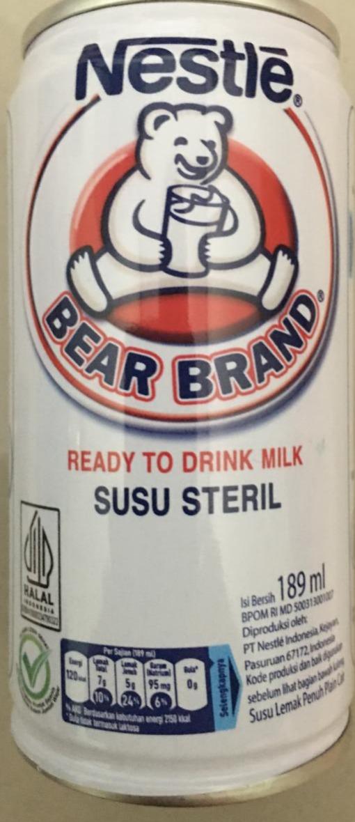 Fotografie - Susu steril bear brand Nestlé