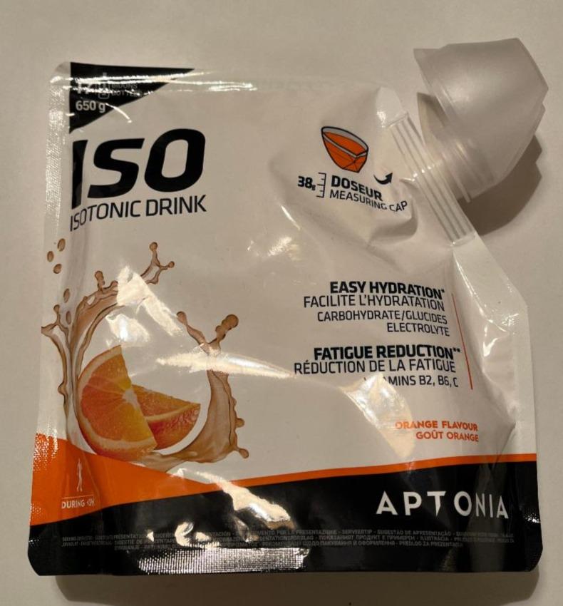 Fotografie - ISO Isotonic Drink Orange Aptonia