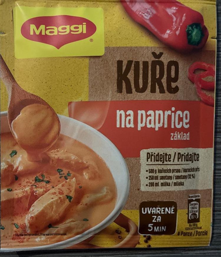 Fotografie - Kuře na paprice základ Maggi