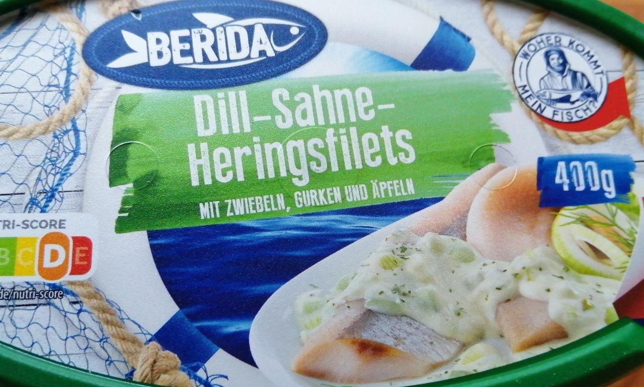 Fotografie - Dill-Sahne-Heringsfilets mit zwiebeln, gurken und äpfeln Berida