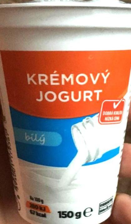 Fotografie - Jogurt krémový bílý Globus