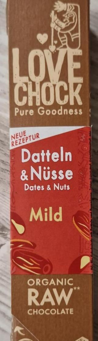 Fotografie - Datteln & Nüsse Mild Love Chock