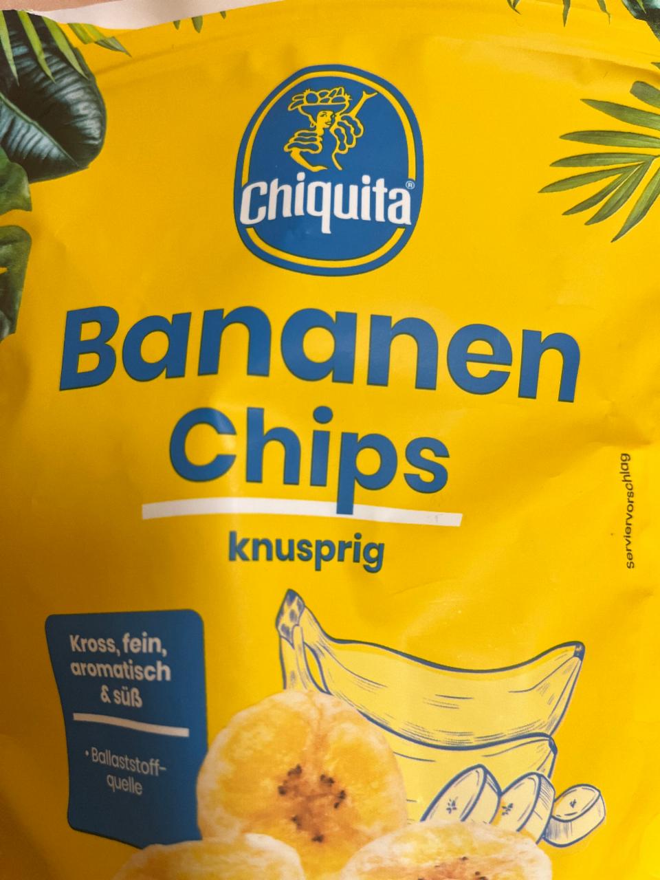 Fotografie - Bananen Chips Chiquita