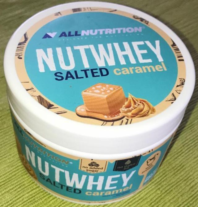 Fotografie - Nutwhey salted carmel Allnutrition